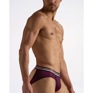 TEAMM8 - Racer Mesh Jockstrap - Eggplant