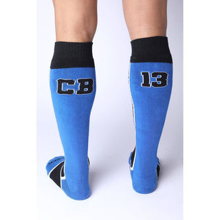 CellBlock 13 - Take Down Knee High Socks - Blue