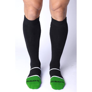 CellBlock 13 - Take Down Knee High Socks - Green