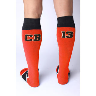 CellBlock 13 - Take Down Knee High Socks - Red