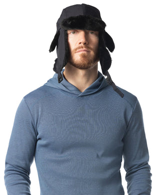 Nasty Pig - Teddy Trapper Hat - Black