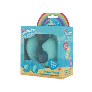 Unihorn - Ocean Peak C Horse Rechargeable Silicone Vibrator - Blue