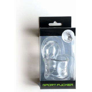 Sport Fucker - Silicone Baller Ring TPE - Clear