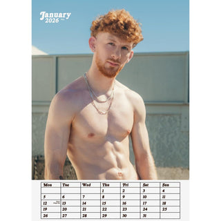 Red Hot XXL Calendar 2026