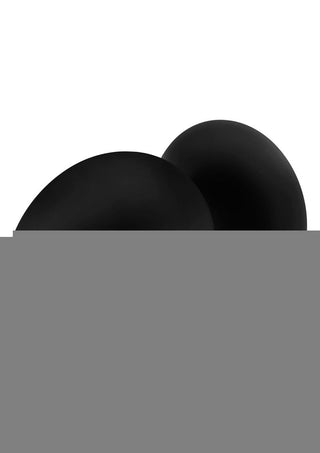 Anal Adventures Platinum Silicone Anal Stout Plug Large - Black