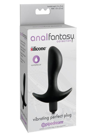 Anal Fantasy Collection Vibrating Perfect Silicone Plug Waterproof