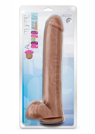 Au Naturel - Daddy Dildo 14" - Chocolate