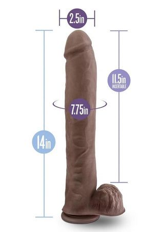 Au Naturel - Daddy Dildo 14" - Vanilla
