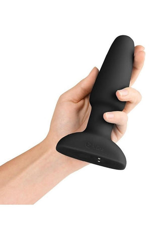 B-Vibe Rimming Petite Rechargeable Silicone Anal Plug with Remote Control - Teal