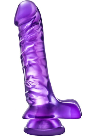 B Yours Basic 8 Dildo with Balls 9in - Pink