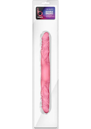B Yours Double Dildo 18in - Purple