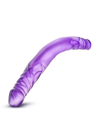 B Yours Double Dildo 14in - Purple