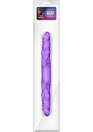 B Yours Double Dildo 14in - Pink