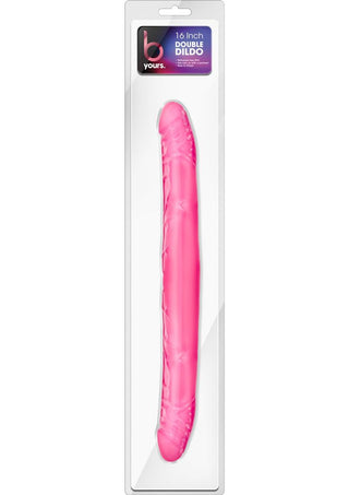 B Yours Double Dildo 14in - Pink