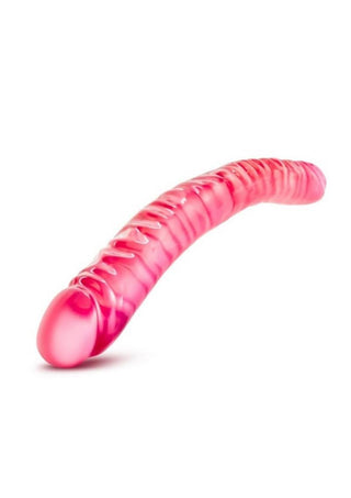 B Yours Double Dildo 14in - Purple