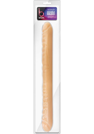 B Yours Double Dildo 14in - Purple