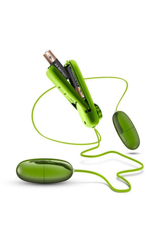 B Yours Double Pop Eggs with Wired Remote Control - Lime