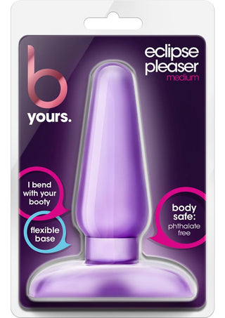 B Yours Eclipse Pleaser Butt Plug - Small - Purple