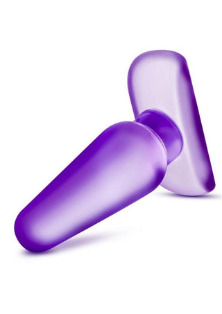 B Yours Eclipse Pleaser Butt Plug - Small - Purple