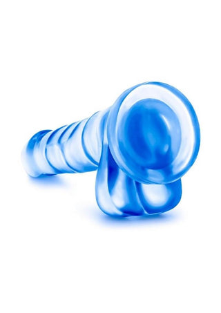 B Yours Sweet N' Hard 4 Dildo with Balls 7.75in - Purple