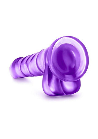 B Yours Sweet N' Hard 4 Dildo with Balls 7.75in - Pink