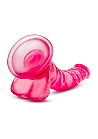 B Yours Sweet N' Hard 7 Dildo with Balls 8in - Pink