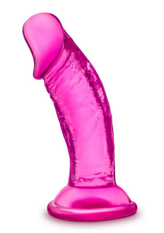 B Yours Sweet N' Small Dildo with Suction Cup 6.5in - Pink