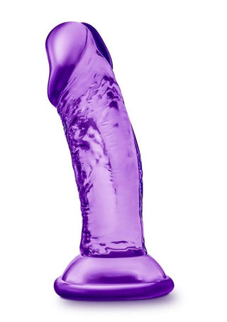 B Yours Sweet N' Small Dildo with Suction Cup 4.5in - Blue