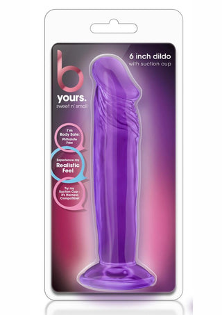 B Yours Sweet N' Small Dildo with Suction Cup 4.5in - Pink