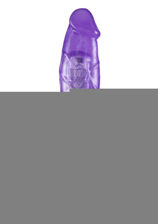 B Yours Vibe 1 Vibrating Dildo 9in - Purple
