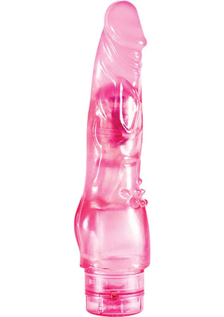 B Yours Vibe 4 Vibrating Dildo 8in - Purple
