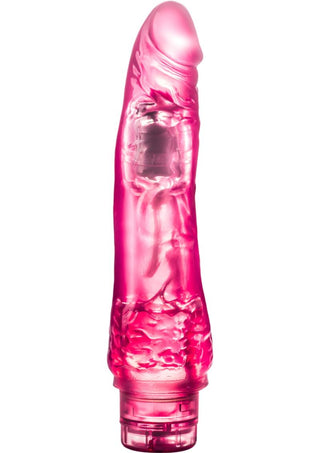 B Yours Vibe 7 Vibrating Dildo 8.5in - Blue
