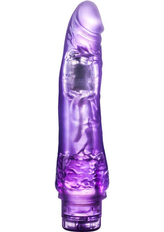 B Yours Vibe 7 Vibrating Dildo 8.5in - Blue