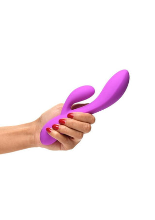 Bang! 10X Flexible Rechargeable Silicone Rabbit - Pink