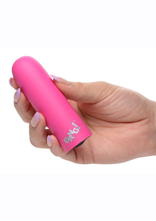 Bang! 10X Rechargeable Vibrating Bullet - Purple