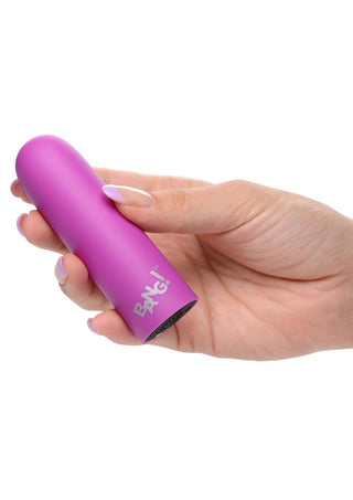 Bang! 10X Rechargeable Vibrating Bullet - Black