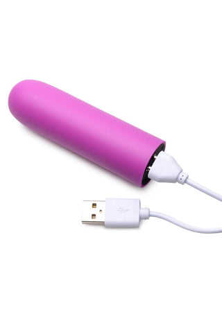 Bang! 10X Rechargeable Vibrating Bullet - Black