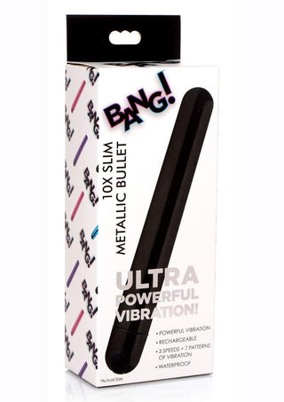 BANG! - 10X Slim Metallic Bullet - Blue
