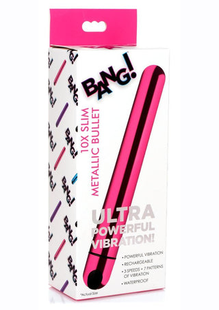 BANG! - 10X Slim Metallic Bullet - Blue