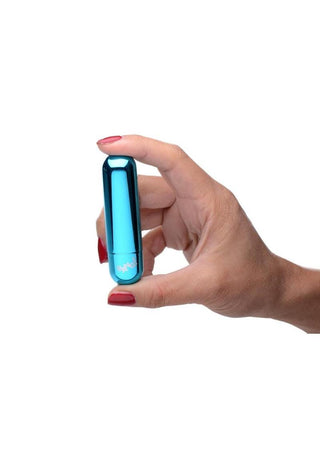 Bang! 10X Vibrating Metallic Rechargeable Bullet Vibrator - Black