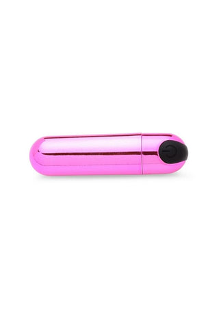 BANG! - 10X Rechargeable Vibrating Metallic Bullet - Pink