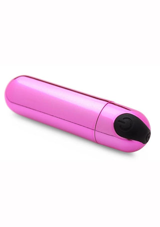 Bang! 10X Vibrating Metallic Rechargeable Bullet Vibrator - Purple