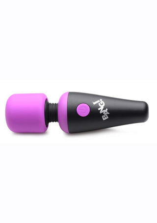 Bang! 10X Vibrating Mini Rechargeable Silicone Wand Massager - Blue