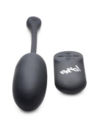 Bang! 28x Plush Silicone Rechargeable Egg with Remote Control - Pink