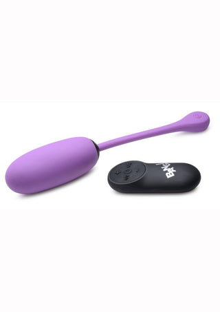 Bang! 28x Plush Silicone Rechargeable Egg with Remote Control - Pink