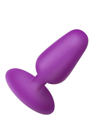 Bang! Flexible Vibrating Silicone Rechargeable Butt Plug - Pink