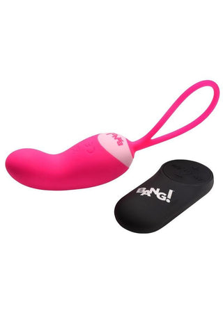 BANG! - Silicone Mini Vibe w/ Remote - Pink