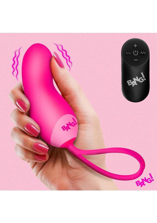 BANG! - Silicone Mini Vibe w/ Remote - Pink