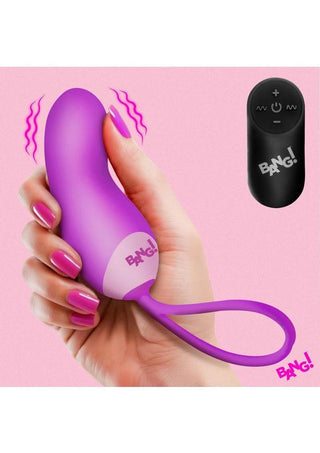 BANG! - Silicone Mini Vibe w/ Remote - Pink