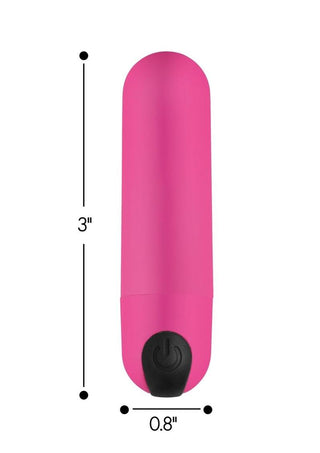 Bang! Vibrating Bullet with Remote Control - Black